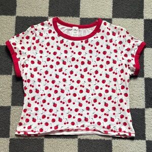 Pink by Frankie’s Bikinis Cherry Strawberry Tee